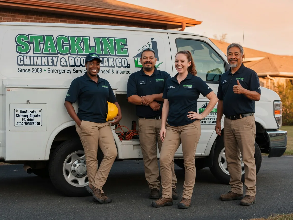 Chimney flashing repair company in Cameron, IL